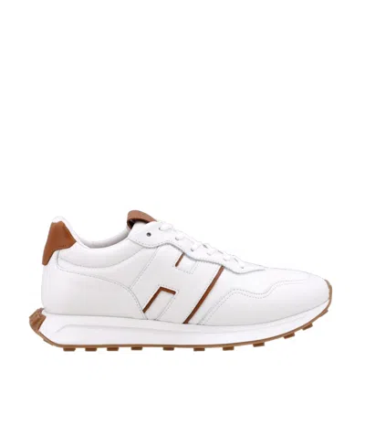 Hogan H601 Leather Low-top Sneakers In White