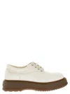 Hogan Untraditional White Cotton Shoe In White