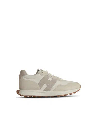 HOGAN H602' WHITE LEATHER SNEAKERS