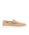 Hogan H616 Slip-on Loafers In Nude