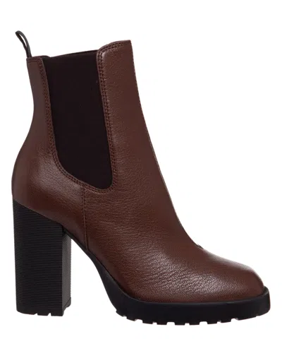 Hogan H623 Heeled Boots In Brown