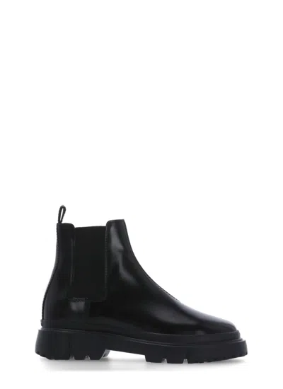 Hogan H629 Chelsea Boots In Black