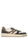 Hogan Smooth Leather And Suede H630 Sneakers Shoes In Multi