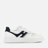 Hogan H630 Leather Sneakers With Contrasting Monogram In White