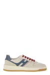 Hogan Panel Stitched Sneakers Perforated Toebox