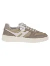 Hogan Low-top Sneakers With Nubuck Leather In Neutrals