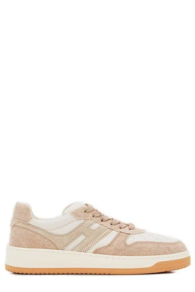 Hogan H630 Lace-up Sneakers In Bianco