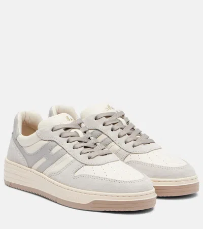 HOGAN H630 LEATHER AND SUEDE SNEAKERS