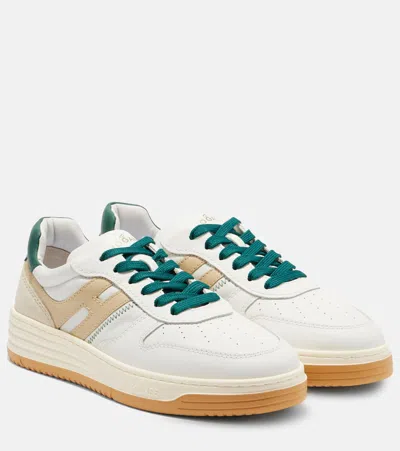 Hogan H630 Leather Sneakers In White