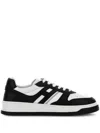 Hogan Two-tone Leather H630 Sneakers In White