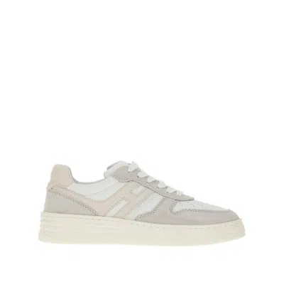 Hogan H630 Leather Sneakers In White