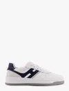 Hogan H630 Leather Sneakers With Contrasting Monogram In White