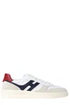 Hogan H630 Logo Patch Lace-up Sneakers Sneakers In White 1