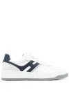 Hogan White Leather H630 Sneakers In White