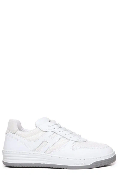 Hogan H630 Panelled Sneakers In White