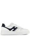 Hogan White Leather H630 Sneakers In Weiss