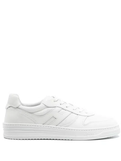 Hogan H630 Panelled Sneakers In White