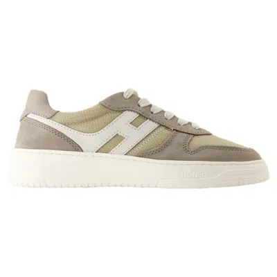 Hogan H630 Sneakers -  - Leather - Khaki In Green