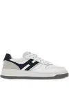 Hogan H630 Leather Sneakers With Contrasting Monogram In White