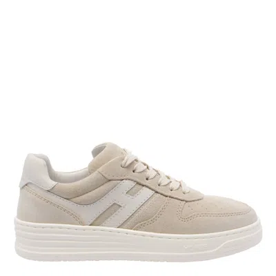 Hogan H630 Sneakers In Beige