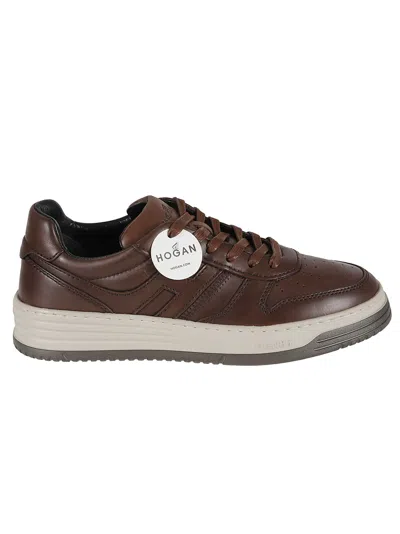 Hogan H630 Trainers In Brown