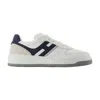 Hogan White Leather H630 Sneakers In Multi