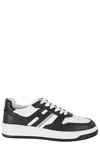 Hogan H630 Sneakers With Rubber Sole And Perforated Detailing In Multicolor