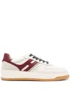 Hogan Retro-inspired Leather Sneakers With Memory Foam In Neutrals