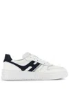 Hogan H630 Sole Sneakers With Leather In White