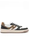 Hogan Smooth Leather And Suede H630 Sneakers Shoes In Blue