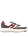 Hogan H630 Sneakers Contrasting Panels In White