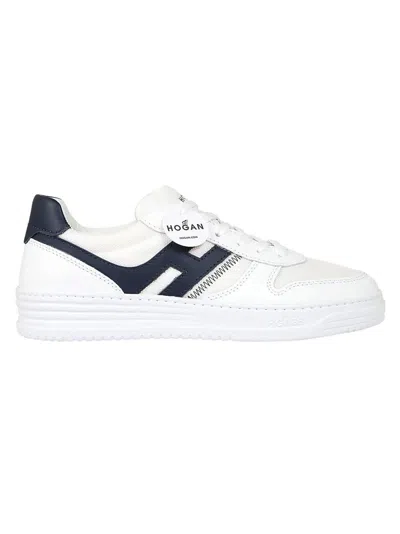 Hogan H630 Sole Sneakers With Leather In White