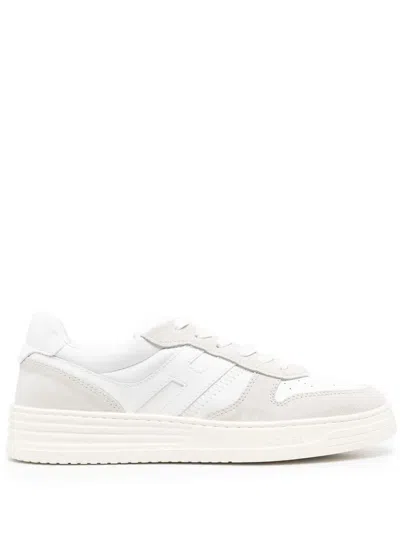Hogan H630 Two-tone Sneakers In White