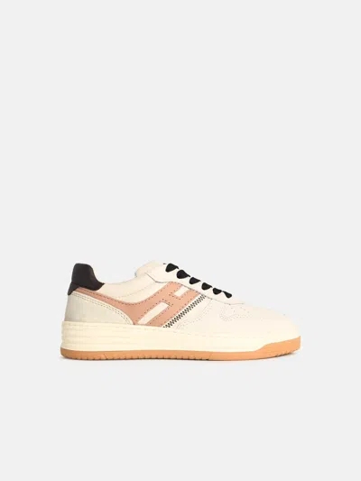 Hogan 'h630' White Leather Sneakers
