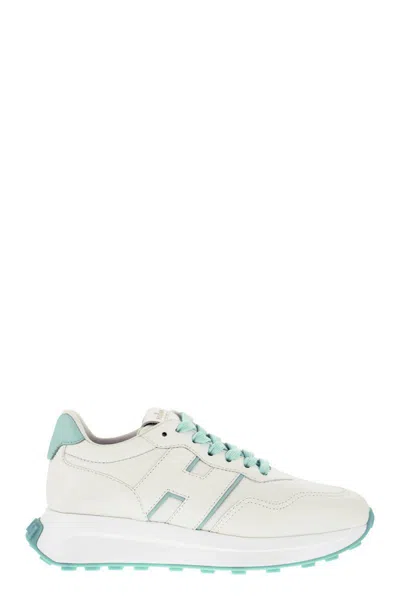 Hogan H641 - Leather Sneakers In White/water