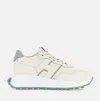 Hogan H641 Leather Sneakers With Branding In Red