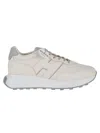 Hogan H641 Leather Sneakers With Branding In White