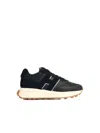 Hogan H641 Black Leather Sneakers In Black