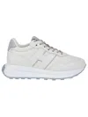 Hogan H641 Leather Sneakers With Branding In White