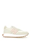 Hogan Leather Sneakers With Rubber Sole And Suede Accents In Pattern