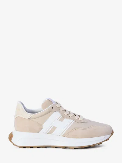 Hogan Sneakers  H641 Whitebeige In Beige