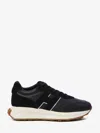 Hogan H641 Black Leather Sneakers In Black