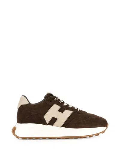 Hogan H641 Sneakers In Brown
