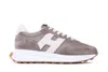 Hogan H641 Panelled Lace-up Sneakers In Grey