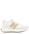 Hogan White And Cream Sneakers In Yellow
