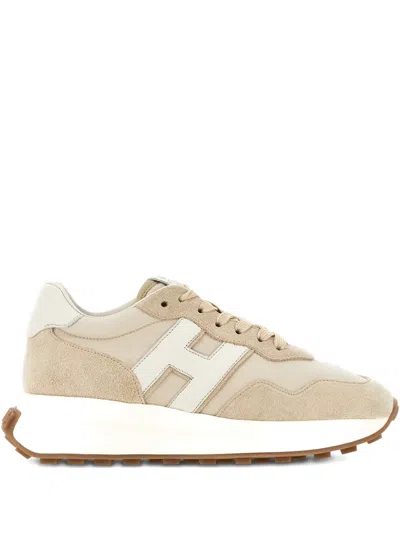 Hogan H641 Sneakers In Neutral