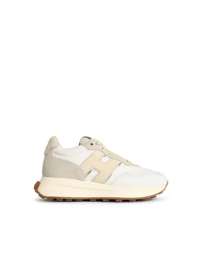 Hogan H641 White Leather Sneakers