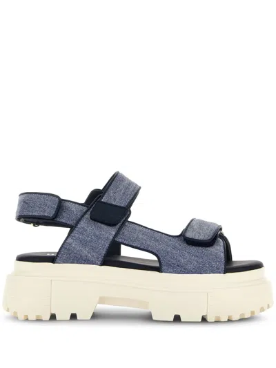 Hogan Jeans-sandalen In Blue
