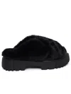 Hogan 'h644' Sandals In Black Faux Fur In Black