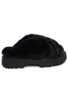 Hogan 'h644' Sandals In Black Faux Fur In Black